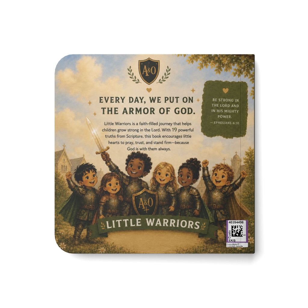 Little Warriors: Putting on the Armor of God – 6x6 Board Book