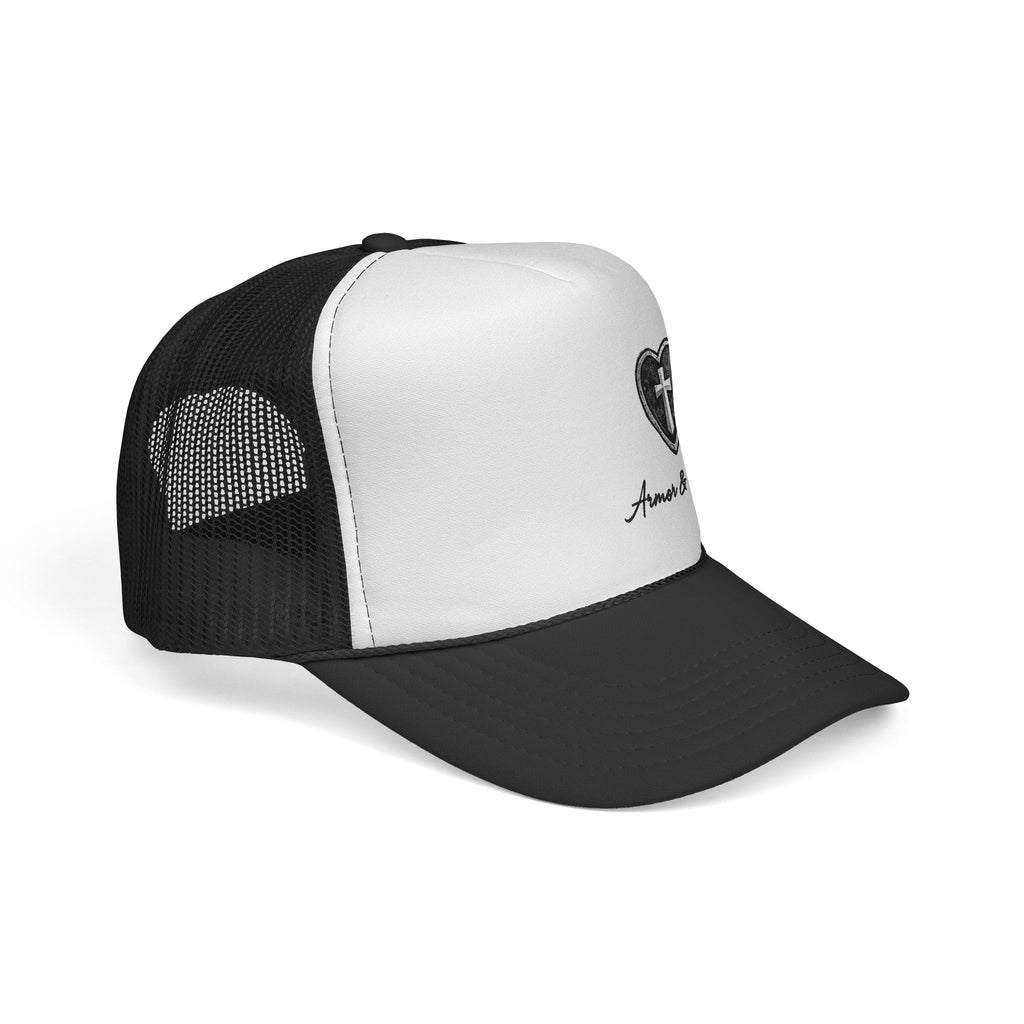 ✨🤍 Armor & Oil Co. Heart Cross Women’s Trucker Hat