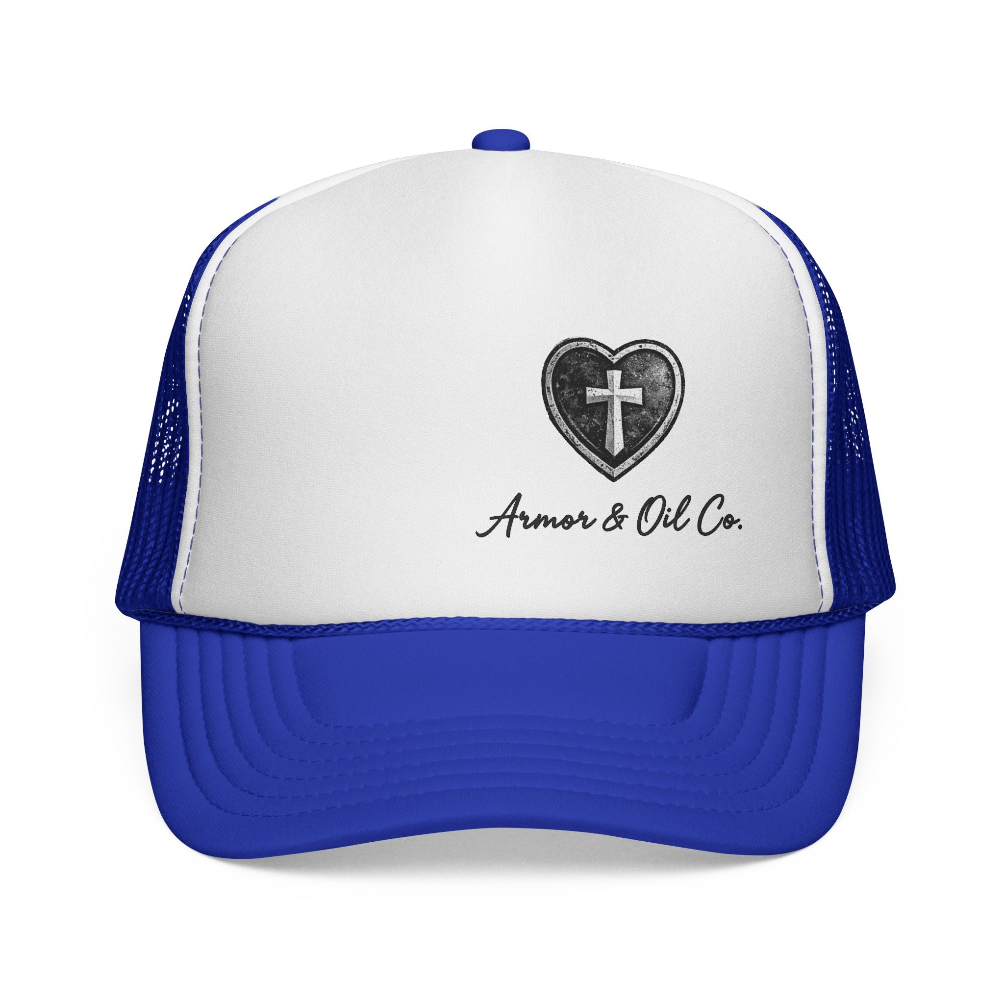 ✨🤍 Armor & Oil Co. Heart Cross Women’s Trucker Hat