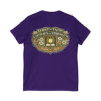 Guided by Faith, Clothed in Strength – Women’s V-Neck Tee