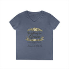 Walking in Grace – Women’s V-Neck Tee