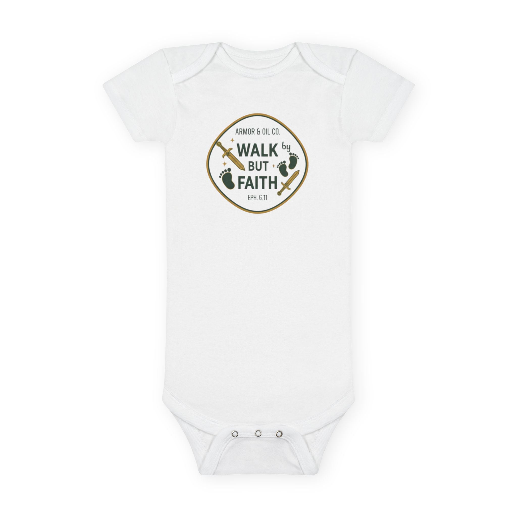 Walk by Faith – Baby Onesie