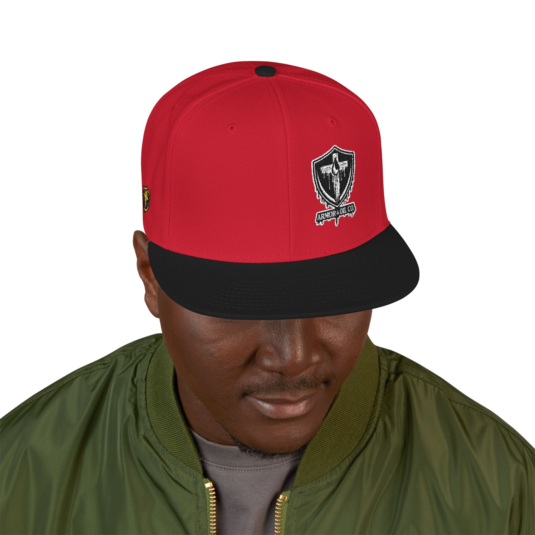 Armor & Oil Snapback Hat (Embroidery)