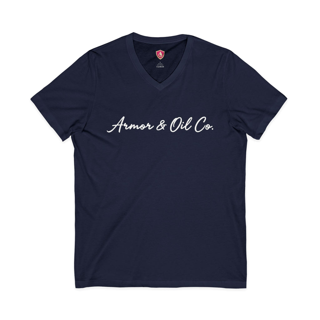 Guided by Faith, Clothed in Strength – Women’s V-Neck Tee
