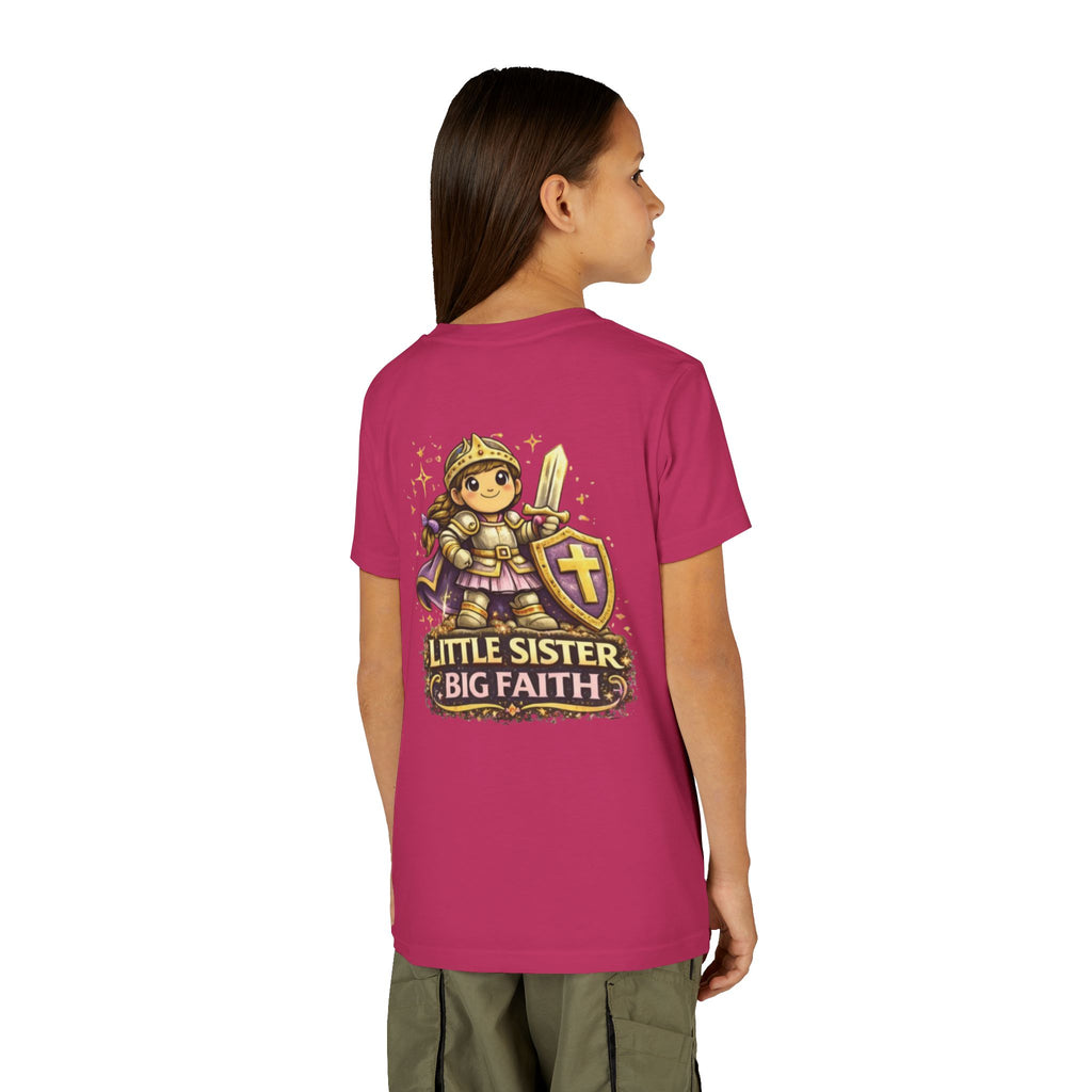 Little Sister, Big Faith – Girl's Tee
