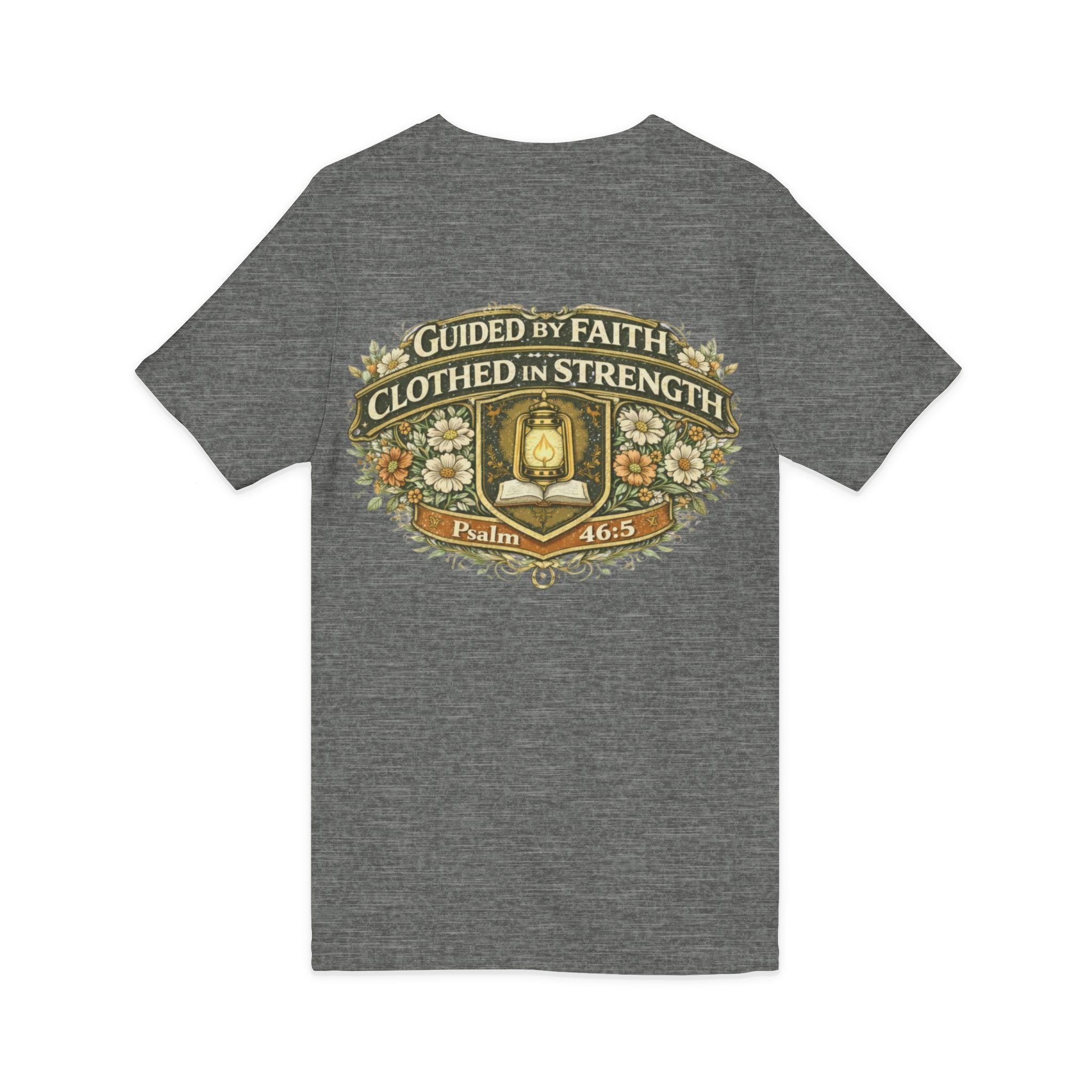 Guided by Faith, Clothed in Strength – Women’s V-Neck Tee