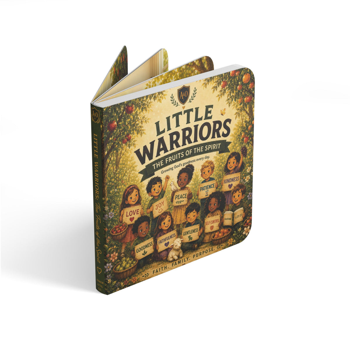Little Warriors: The Fruits of the Spirit – 6x6 Board Book