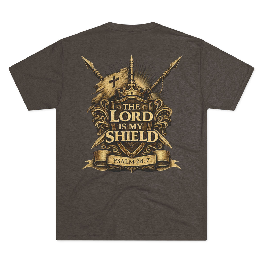 🛡️⚔️ “The Lord Is My Shield” Men’s Tee