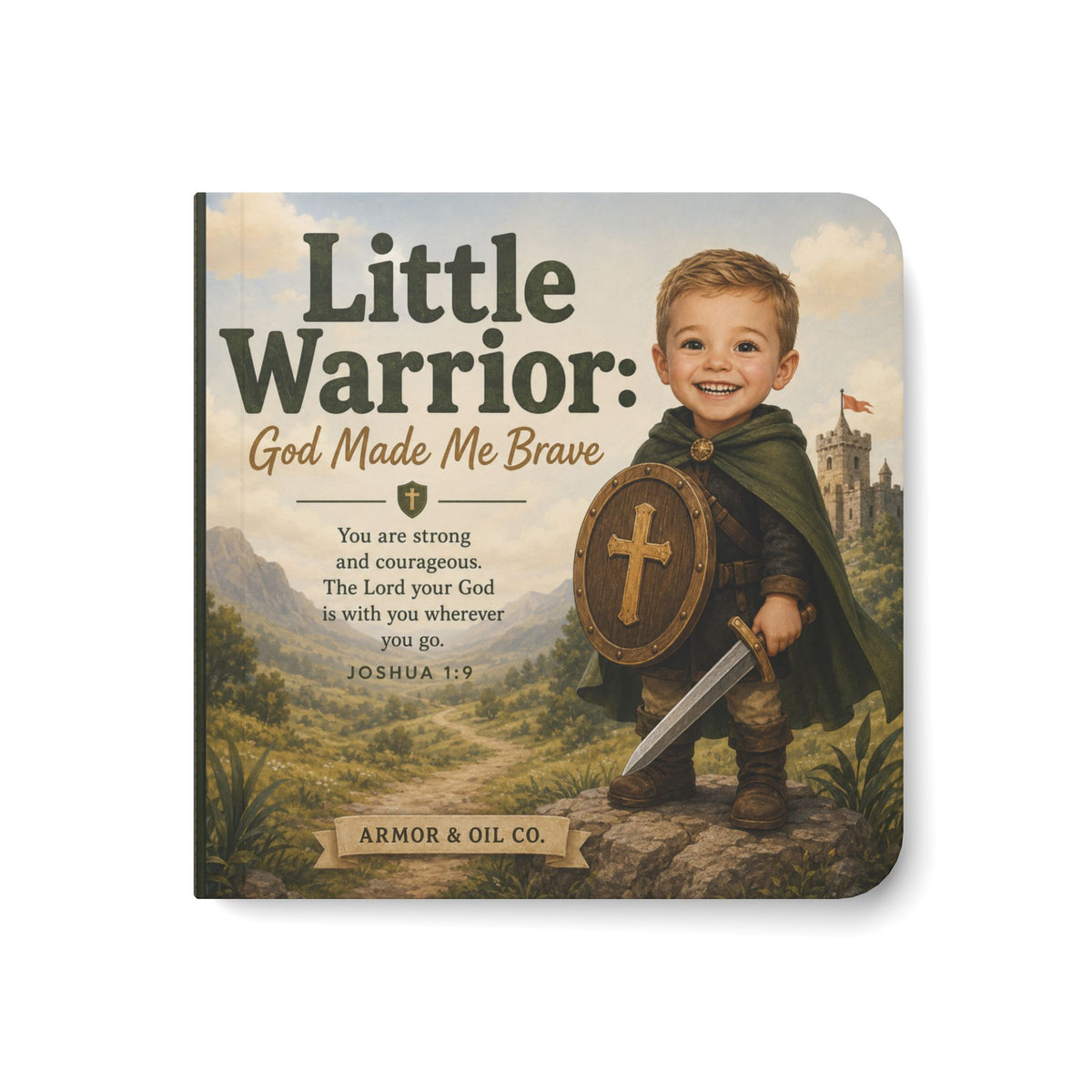 Little Warrior: God Made Me Brave – 6x6 Board Book