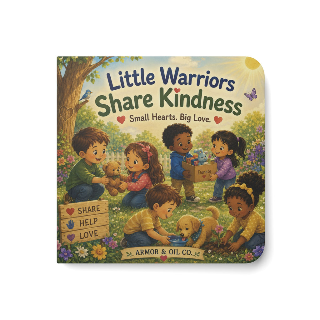 Little Warriors Share Kindness – 6x6 Board Book