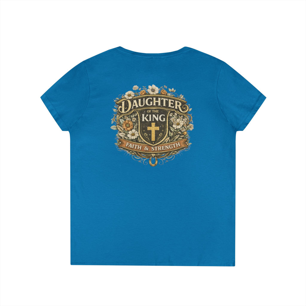 Daughter of the King – Women’s V-Neck Tee