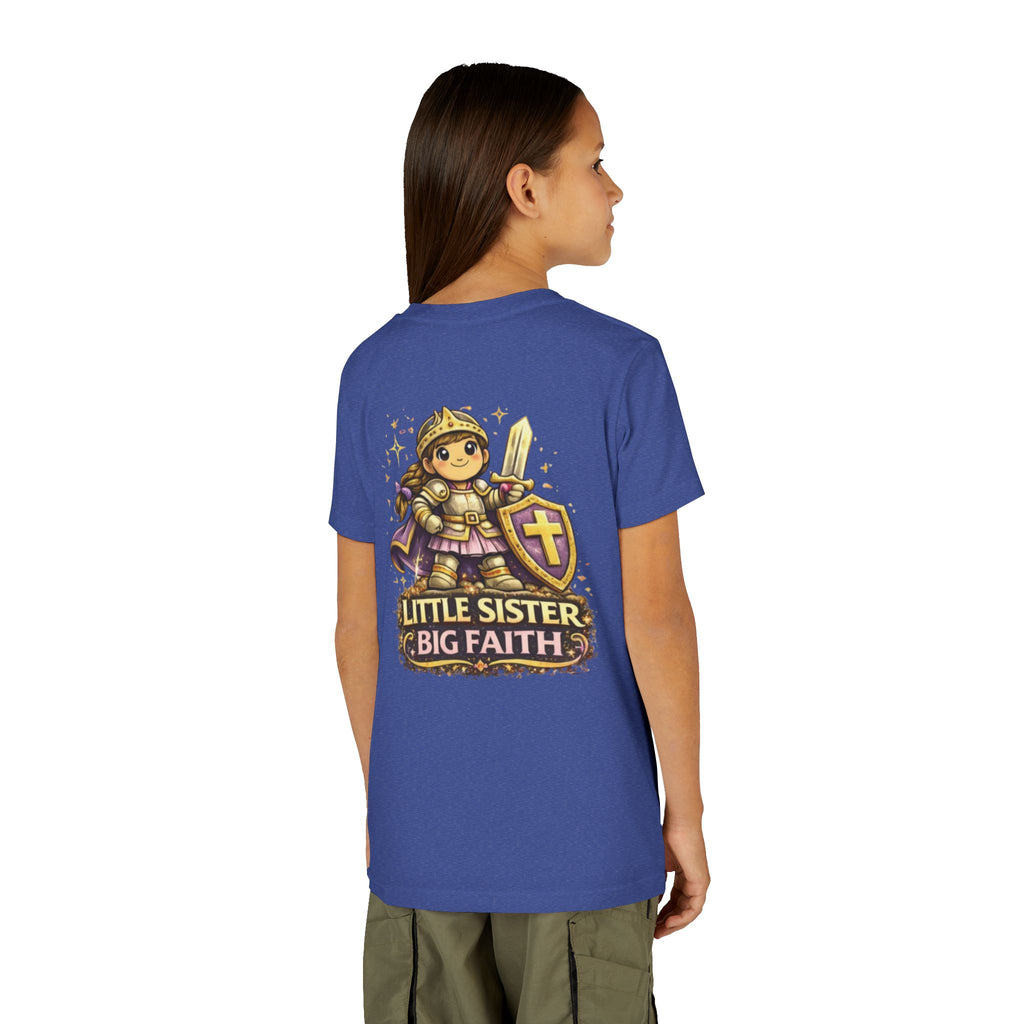 Little Sister, Big Faith – Girl's Tee