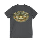 Guided by Faith, Clothed in Strength – Women’s V-Neck Tee