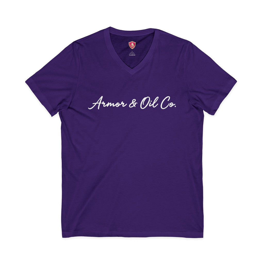Guided by Faith, Clothed in Strength – Women’s V-Neck Tee