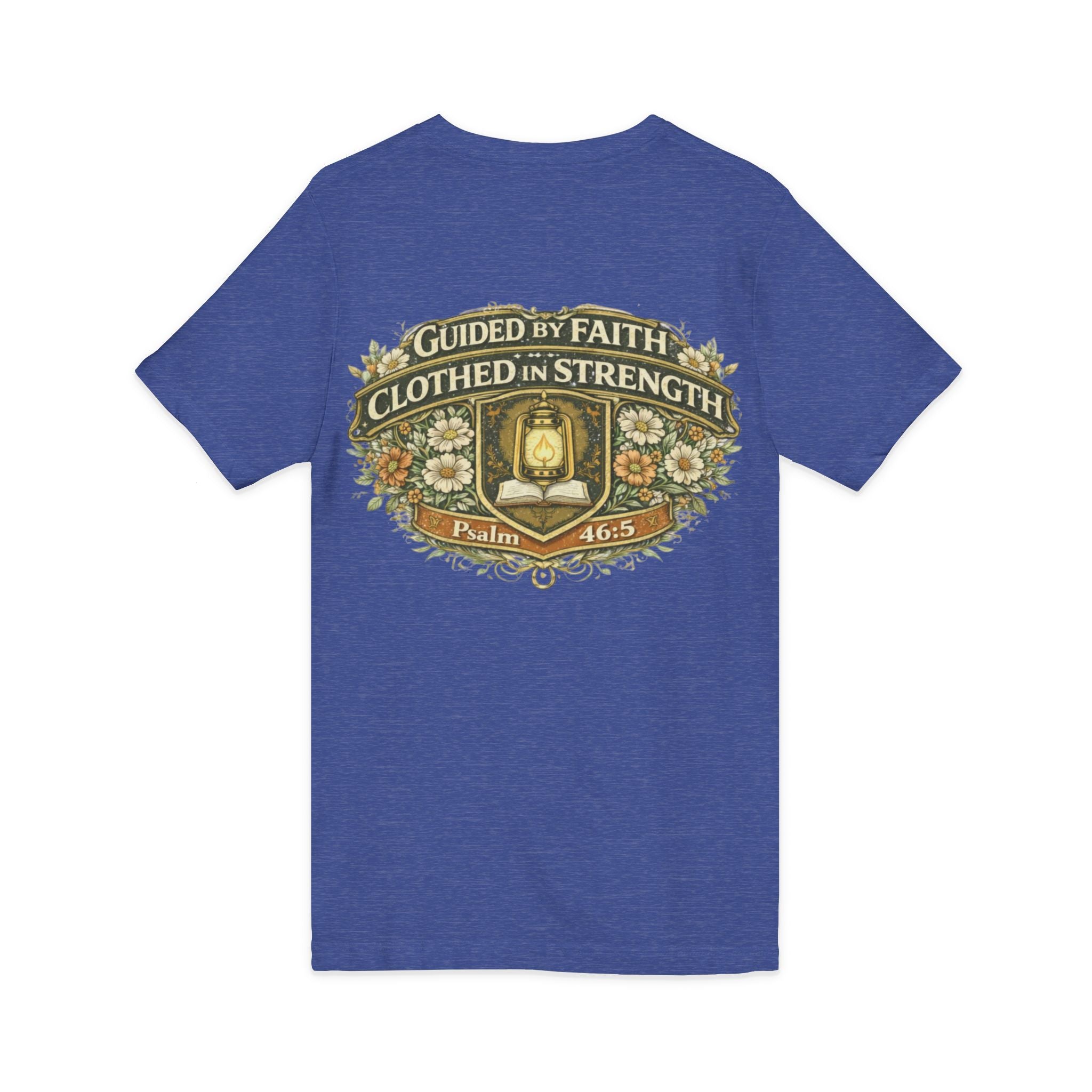 Guided by Faith, Clothed in Strength – Women’s V-Neck Tee