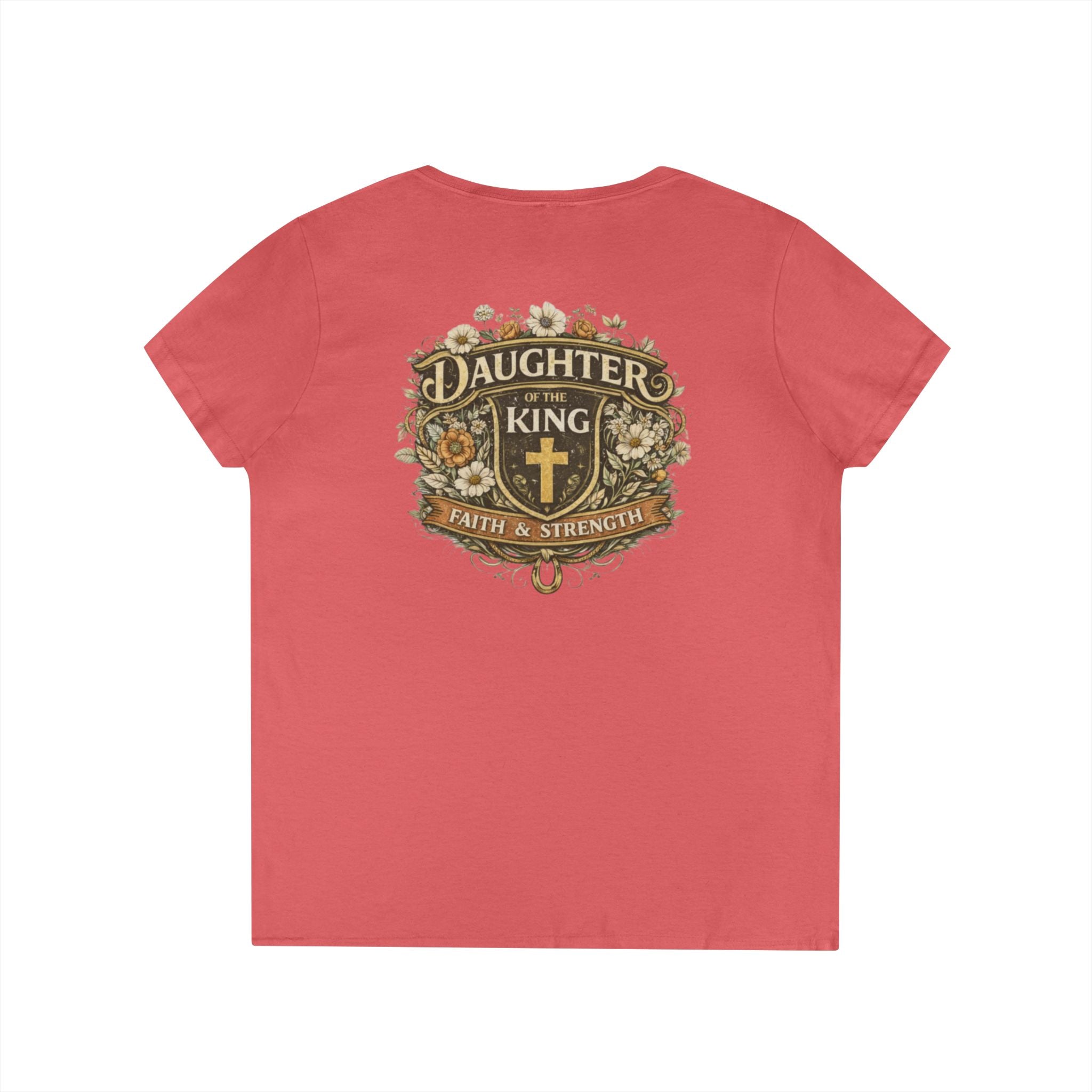 Daughter of the King – Women’s V-Neck Tee