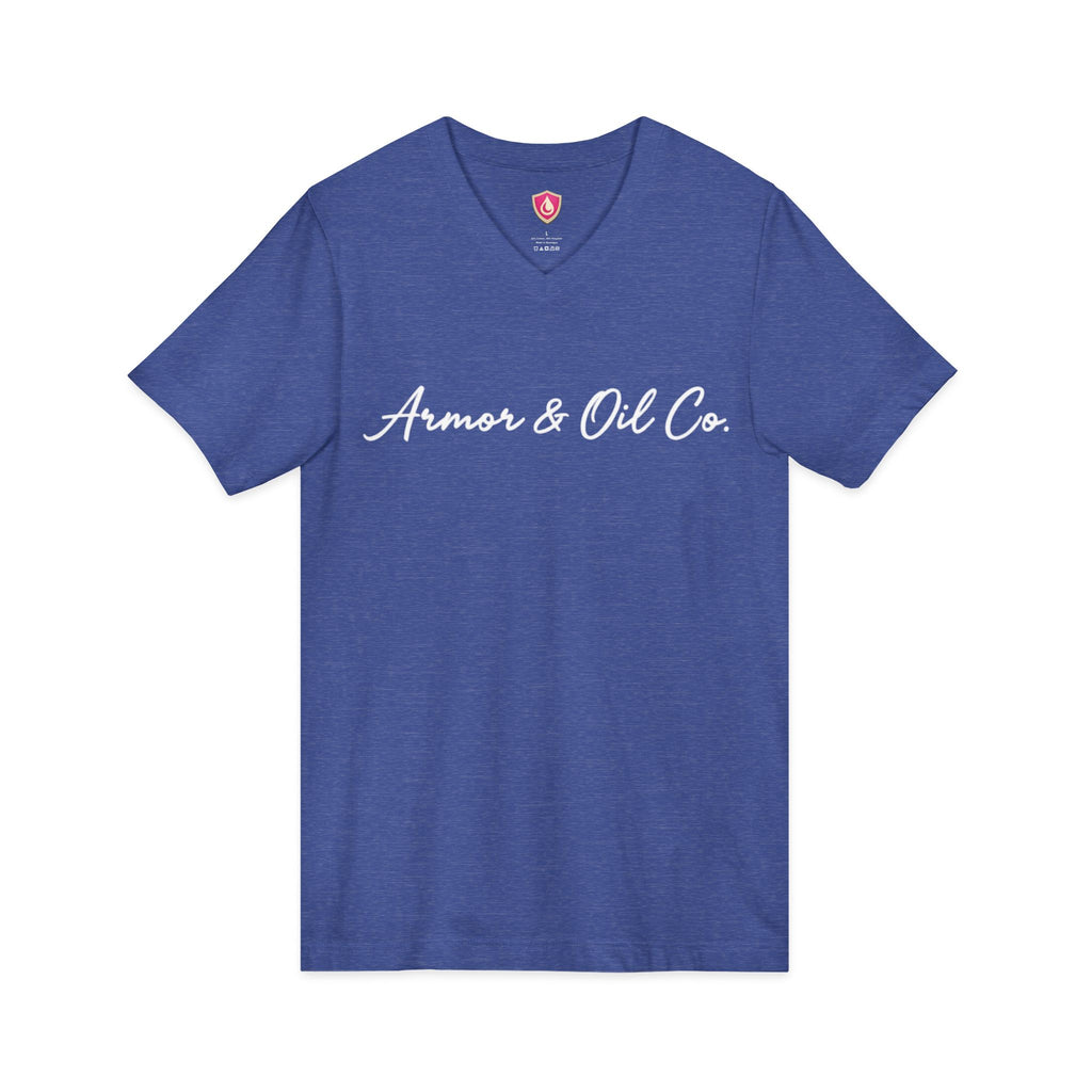 Guided by Faith, Clothed in Strength – Women’s V-Neck Tee