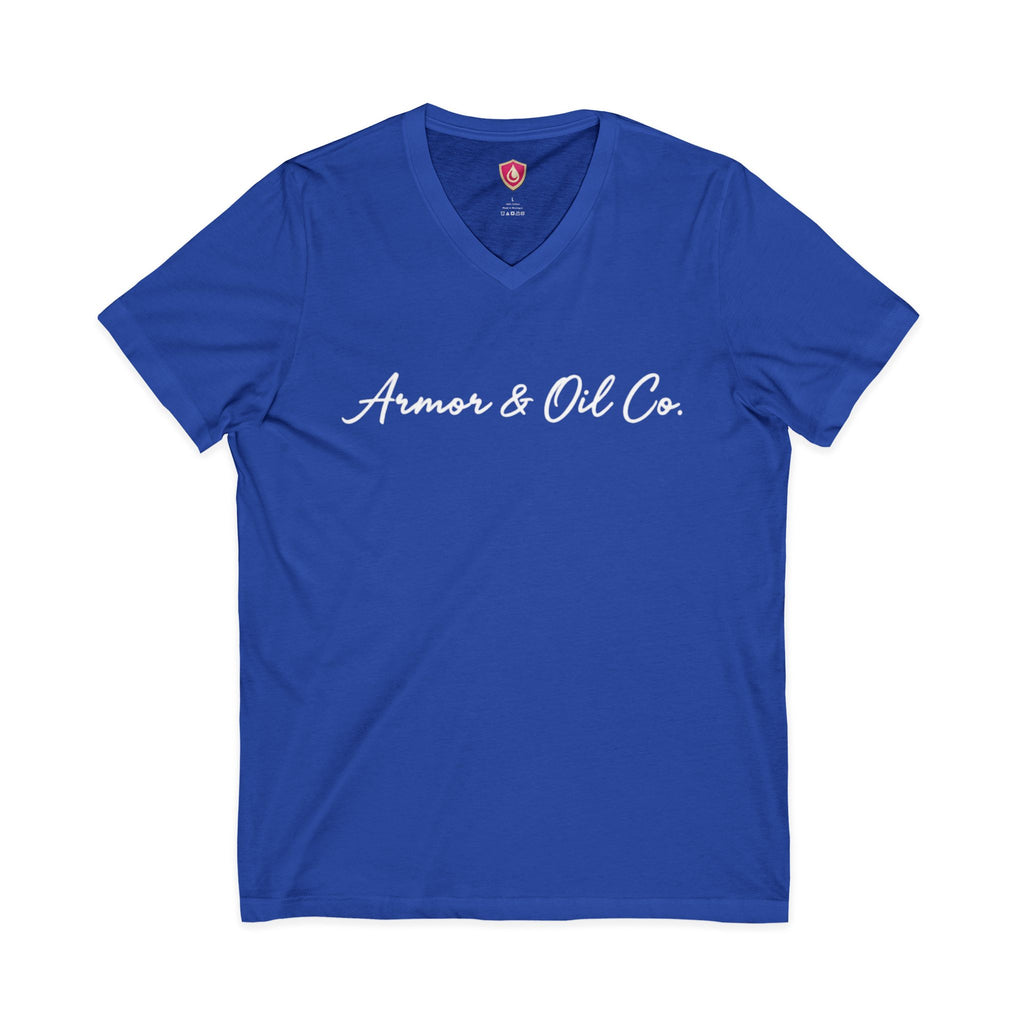 Guided by Faith, Clothed in Strength – Women’s V-Neck Tee