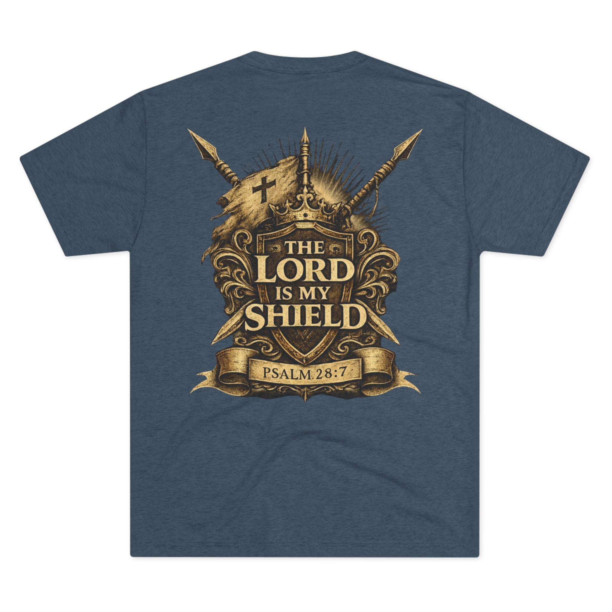 🛡️⚔️ “The Lord Is My Shield” Men’s Tee