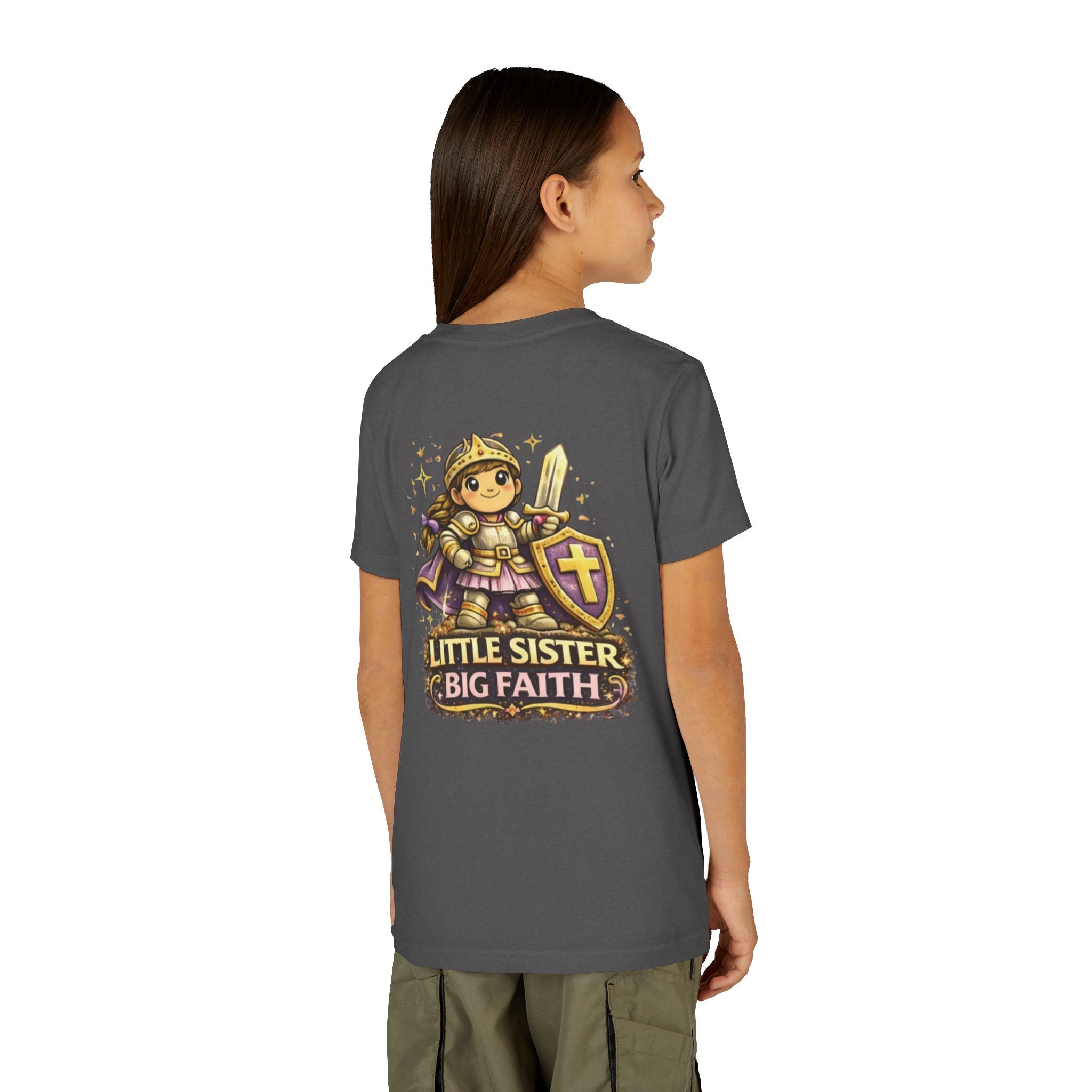Little Sister, Big Faith – Girl's Tee