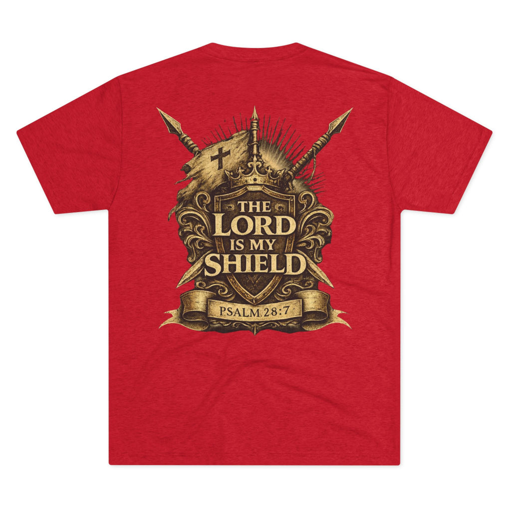 🛡️⚔️ “The Lord Is My Shield” Men’s Tee
