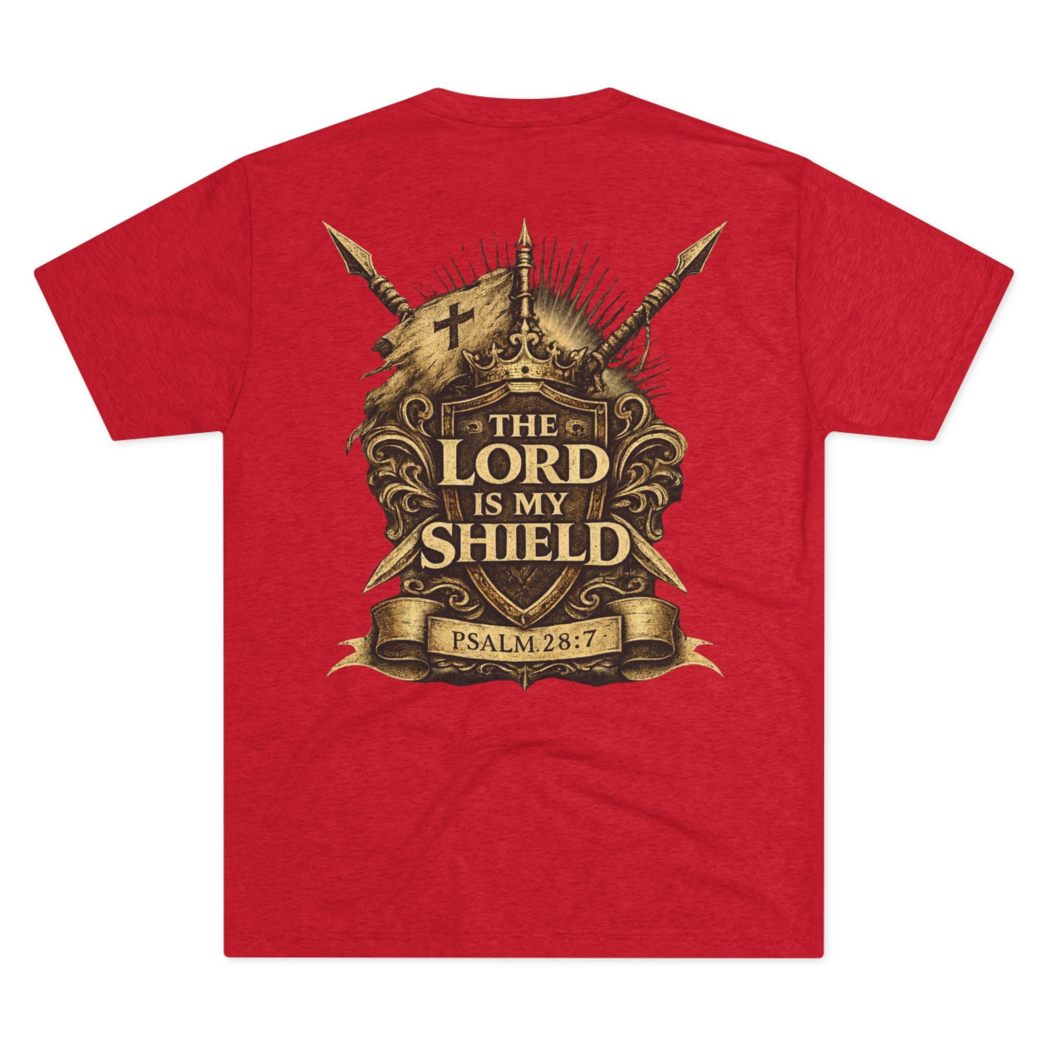 🛡️⚔️ “The Lord Is My Shield” Men’s Tee