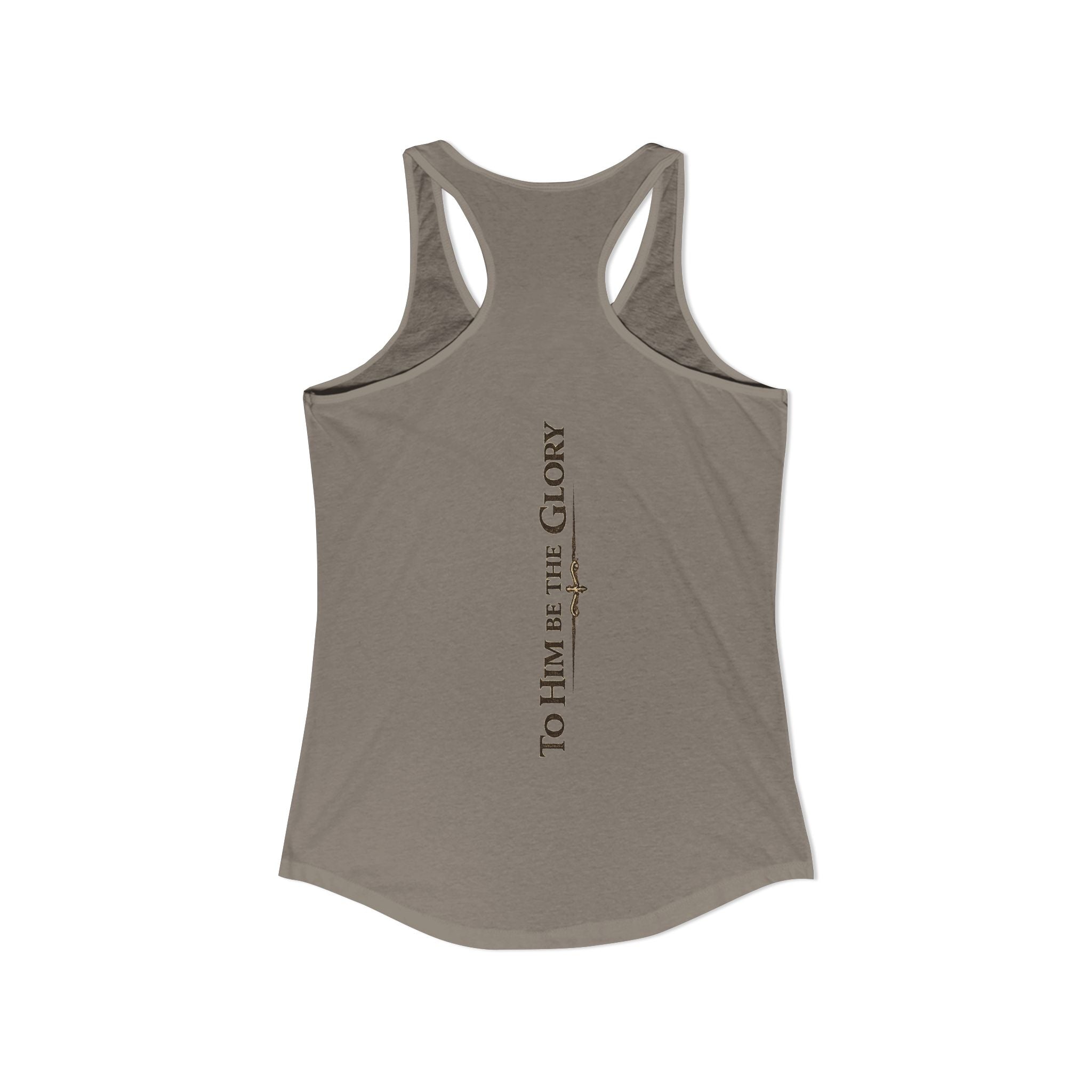 To Him Be the Glory – Women’s Racerback Tank