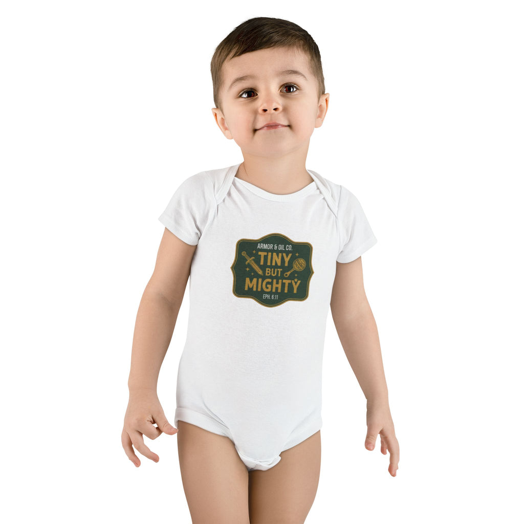 Tiny But Mighty – Baby Onesie