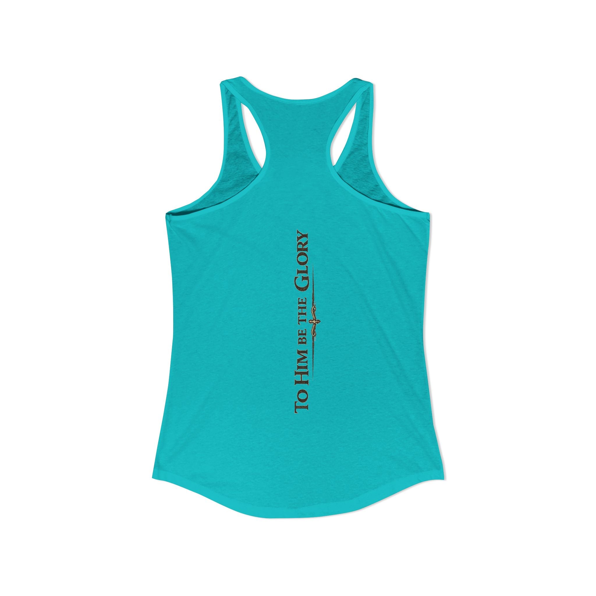To Him Be the Glory – Women’s Racerback Tank