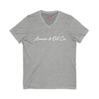 Guided by Faith, Clothed in Strength – Women’s V-Neck Tee