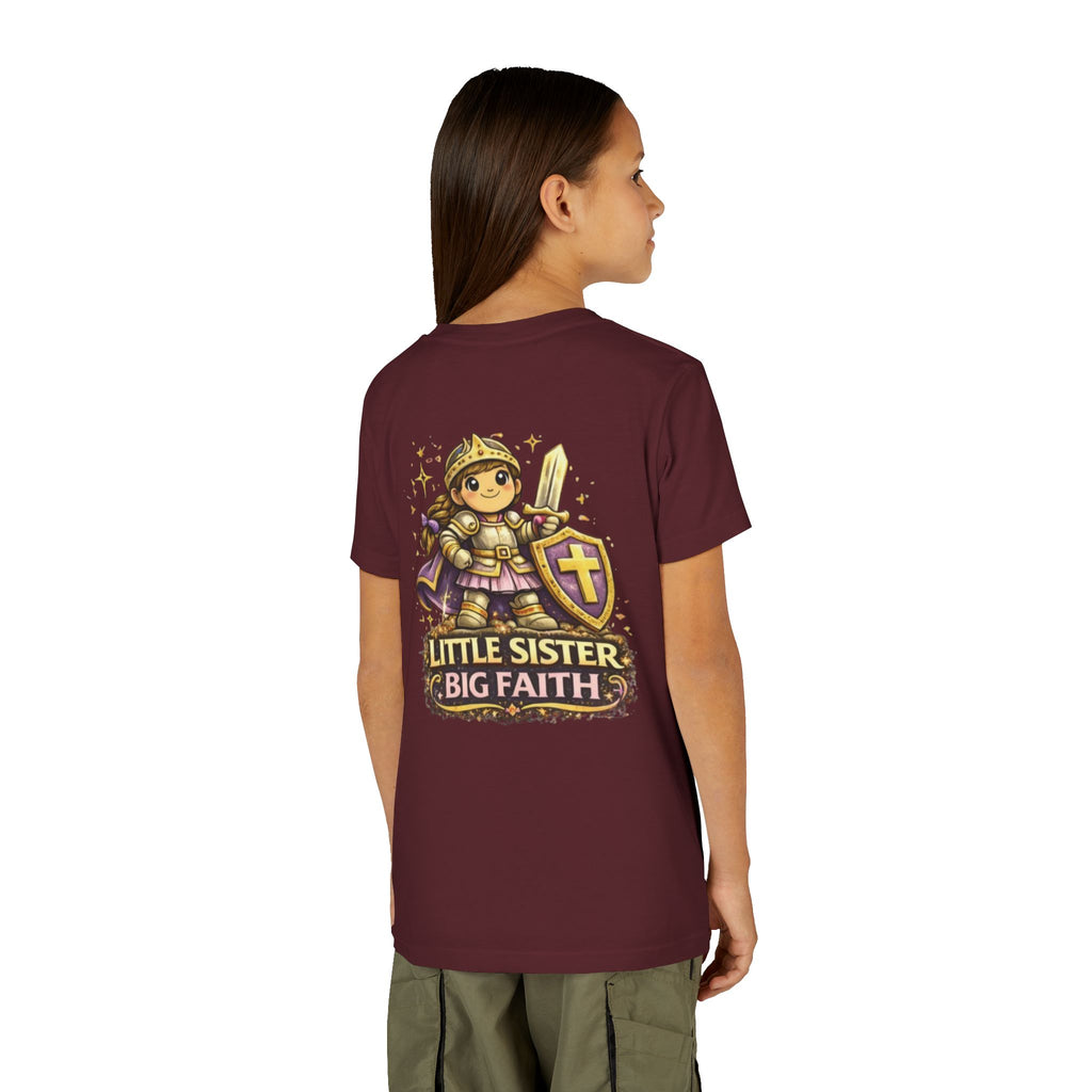 Little Sister, Big Faith – Girl's Tee