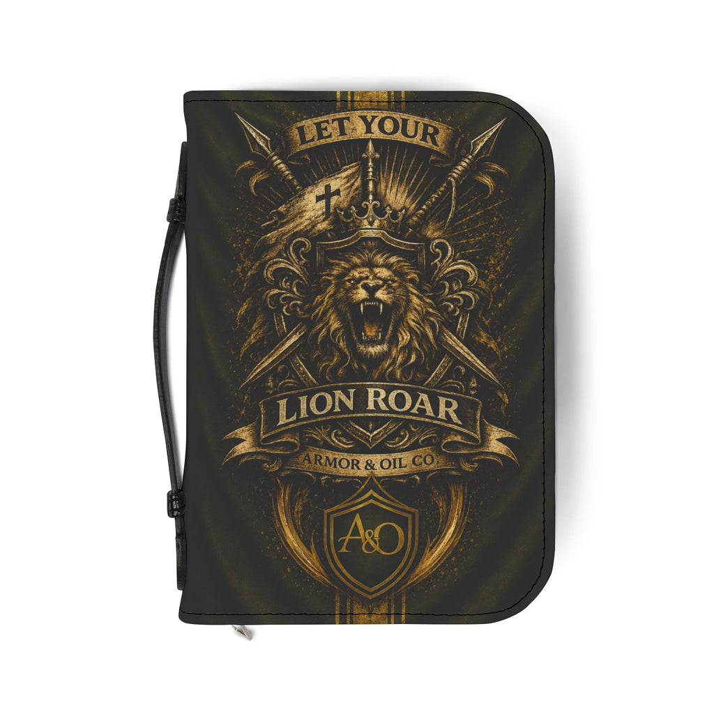 Let Your Lion Roar Bible Cover 🦁✝️