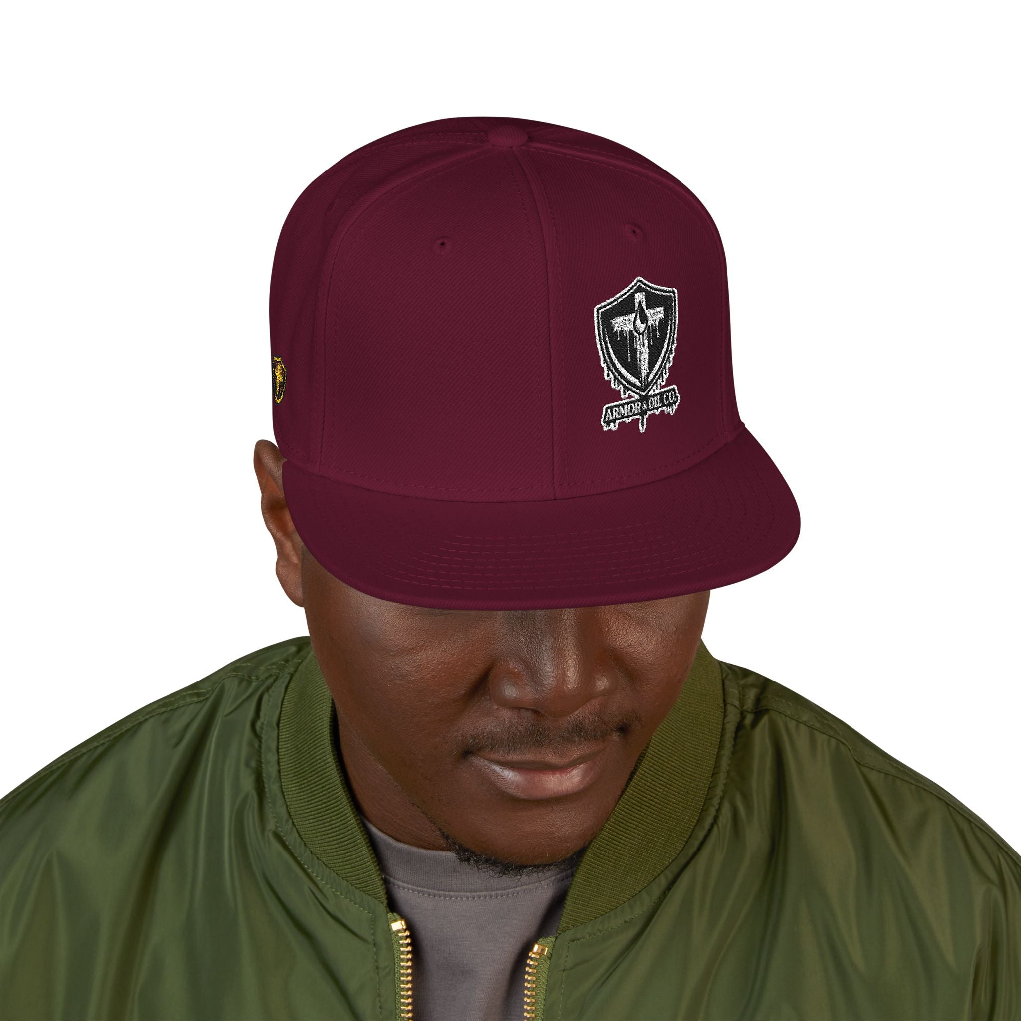 Armor & Oil Snapback Hat (Embroidery)