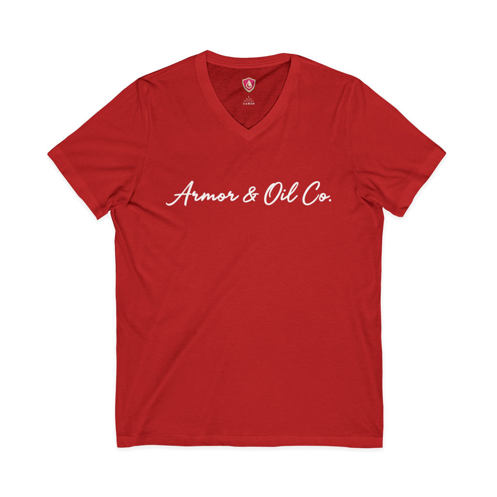 Guided by Faith, Clothed in Strength – Women’s V-Neck Tee