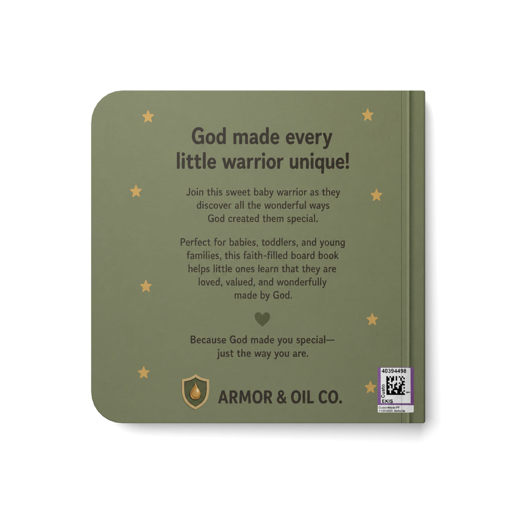 Baby Warriors: God Made Me Special – 6x6 Board Book