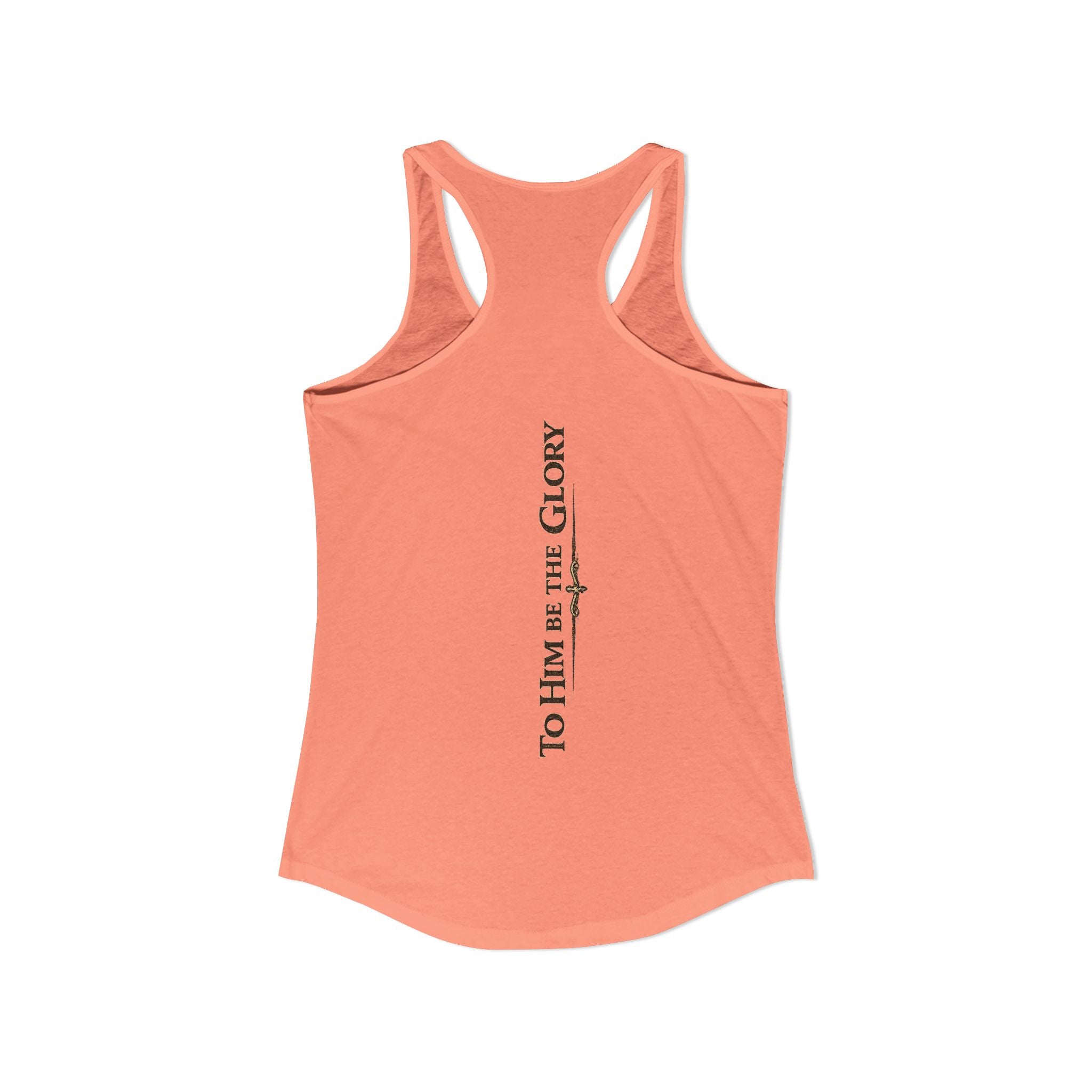 To Him Be the Glory – Women’s Racerback Tank