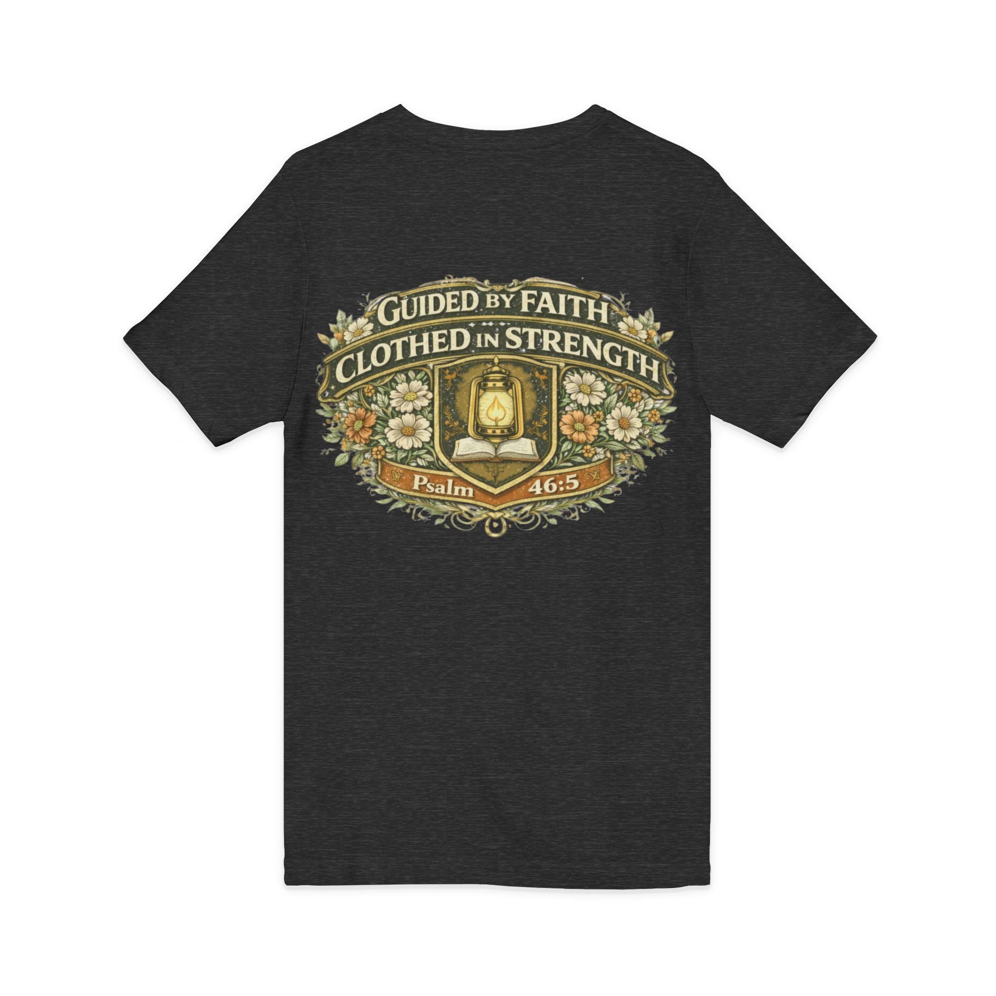Guided by Faith, Clothed in Strength – Women’s V-Neck Tee