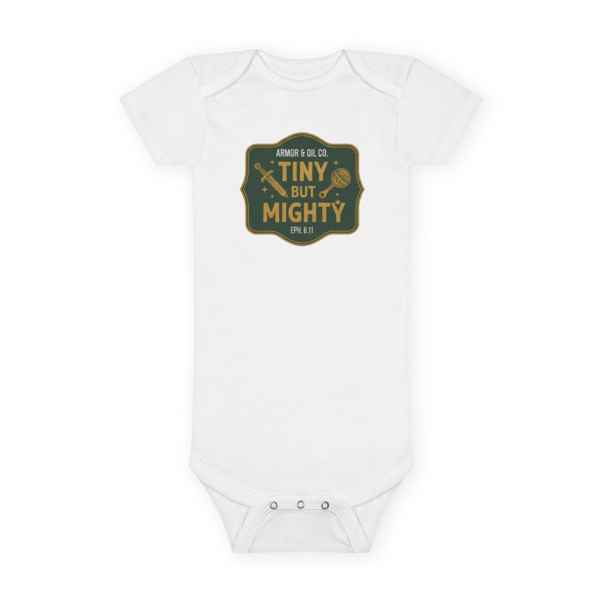 Tiny But Mighty – Baby Onesie