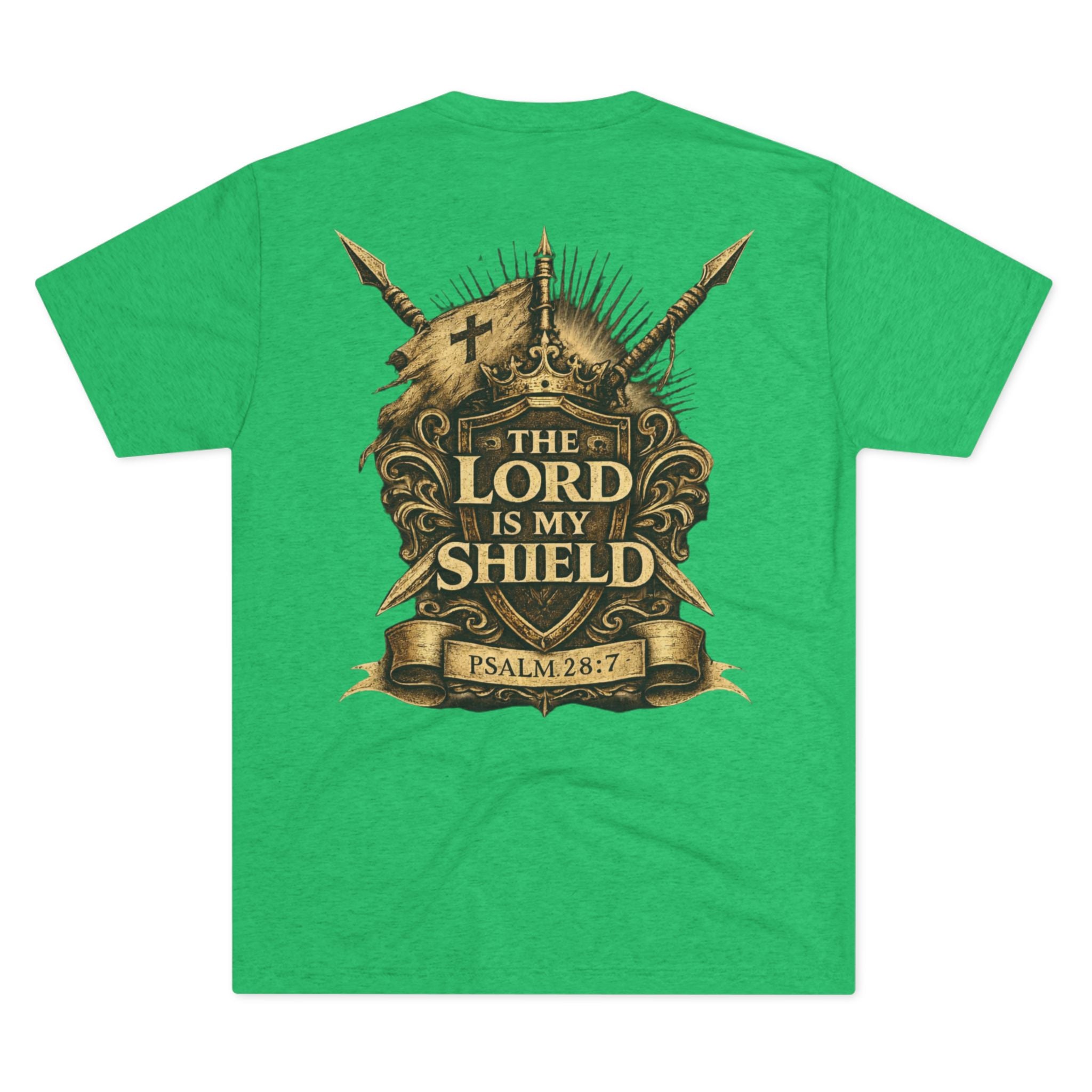 🛡️⚔️ “The Lord Is My Shield” Men’s Tee