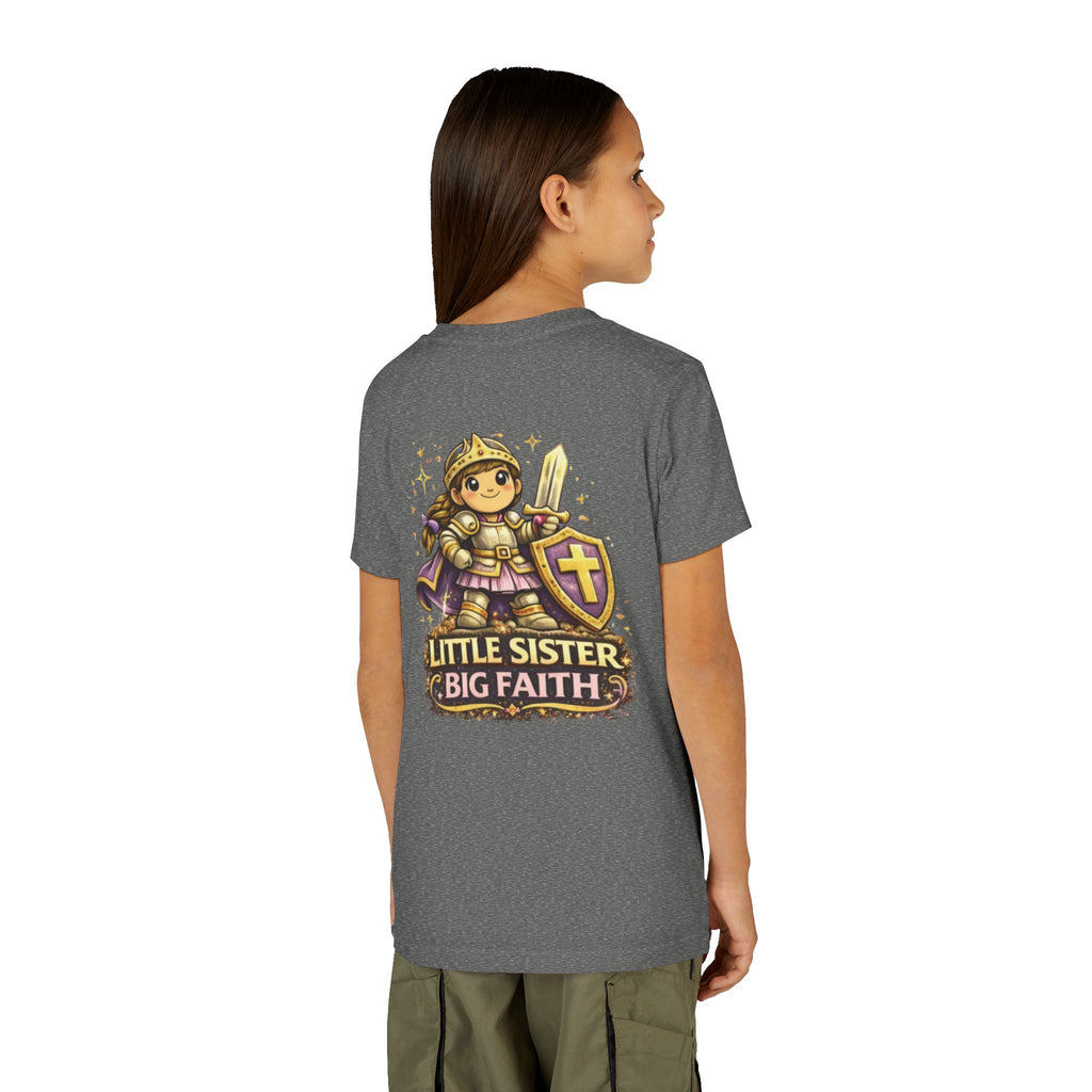 Little Sister, Big Faith – Girl's Tee