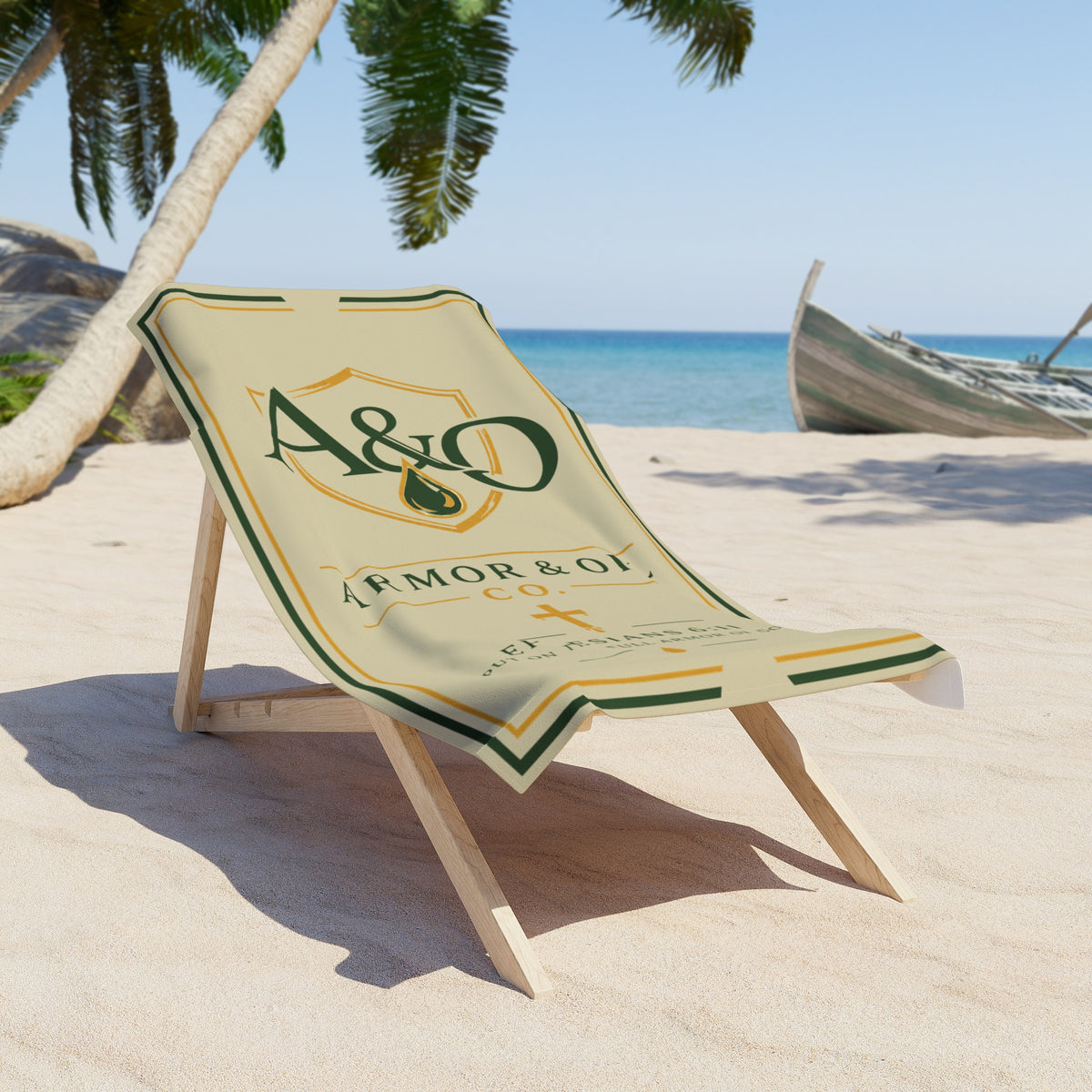Armor & Oil Co. Signature Beach Towel ☀️🌊
