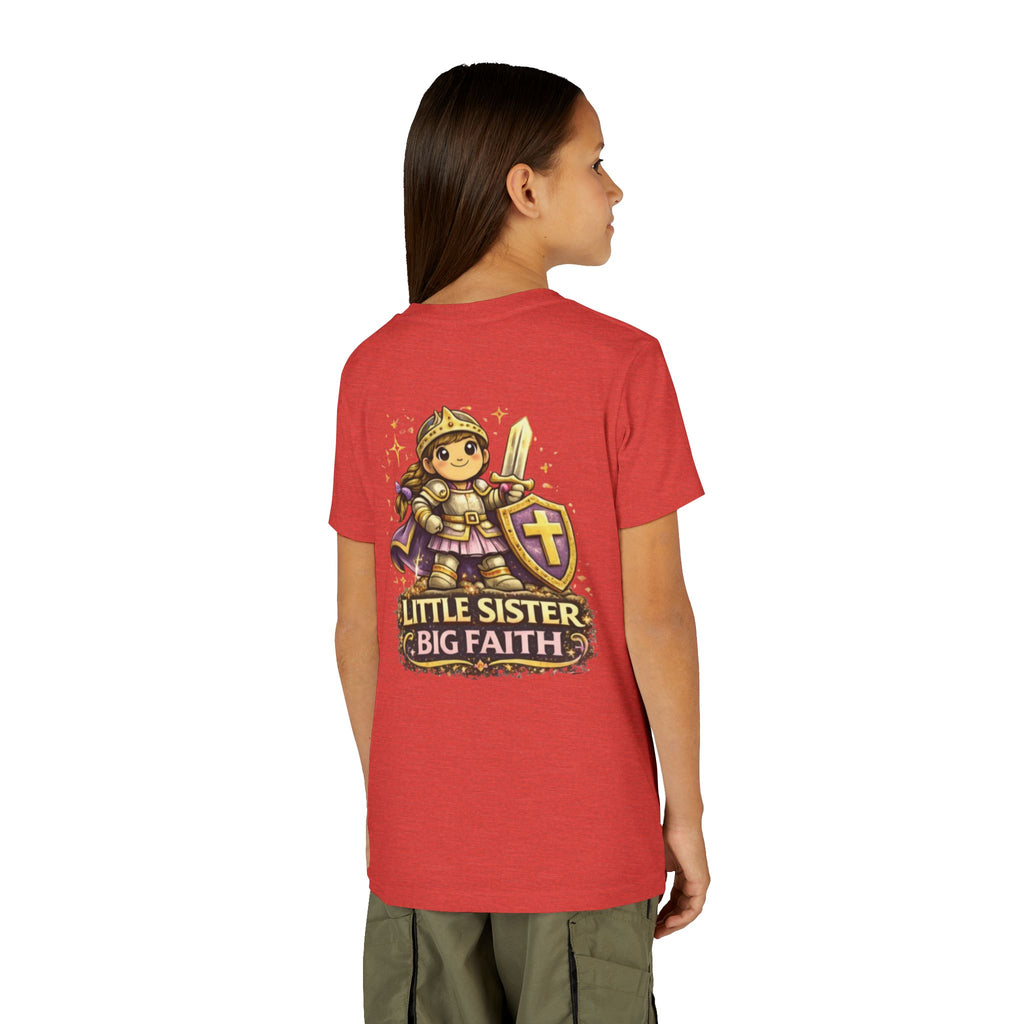 Little Sister, Big Faith – Girl's Tee