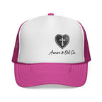 ✨🤍 Armor & Oil Co. Heart Cross Women’s Trucker Hat